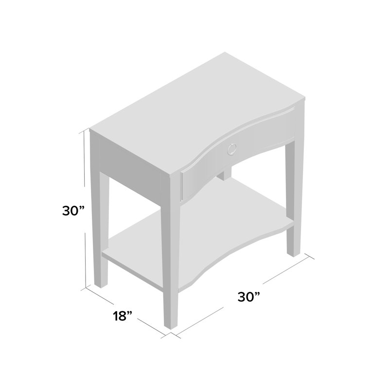 Hooker Furniture Beaumont 1 Drawer Nightstand Perigold
